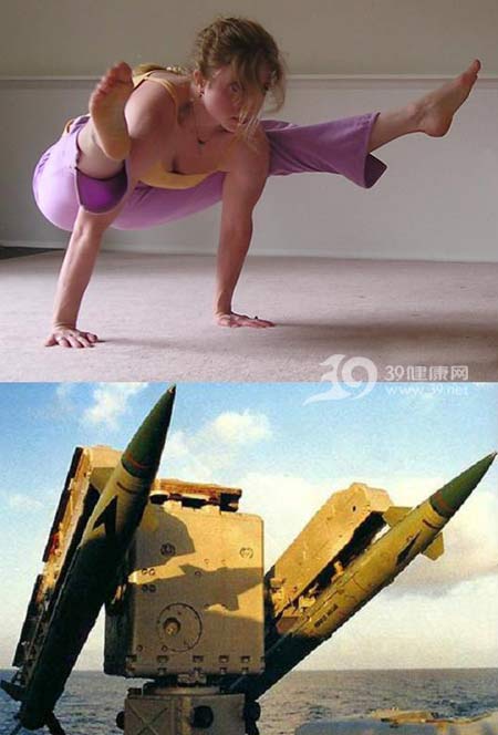 强过变形金刚!瑜伽美女PK战斗机