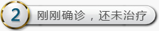 刚刚确诊，还未治疗